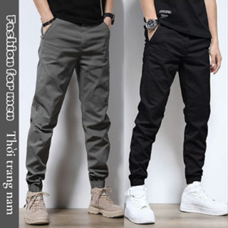Quần Jogger Kaki - JG1 Cạp Chun Bo Gấu Trẻ Trung, Quần Jogger Kaki Cao Cấp Vải Mềm