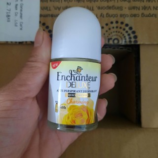 Lăn Khử Mùi Hương Nước Hoa Enchanteur Charming Chai 25ml (nước trong)