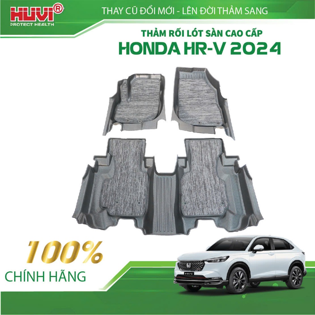 [DÙNG VỚI THẢM SÀN HUVI] Thảm rối lót sàn xe ô tô HONDA HR-V 2022+ sản xuất từ nhựa PVC cao cấp thươ