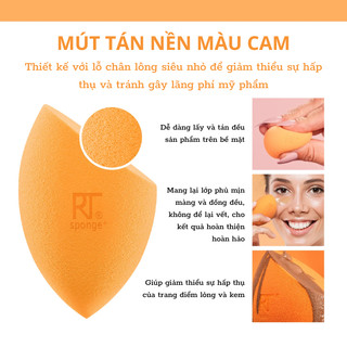 Set 2 Mút Tán Nền RT REAL TECHNIQUES 2 Miracle Complexion Sponge