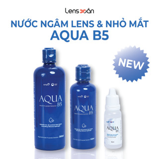 Ngâm kính áp tròng LENS XOẮN và nhỏ lens AQUA B5 kháng khuẩn sạch lens