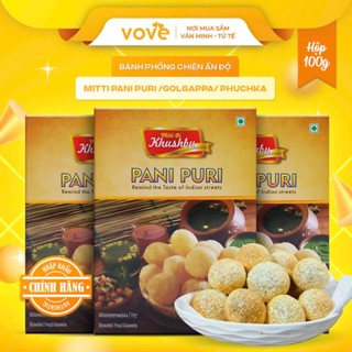Bánh phồng chiên Ấn Độ MITTI Pani Puri hộp 100gr