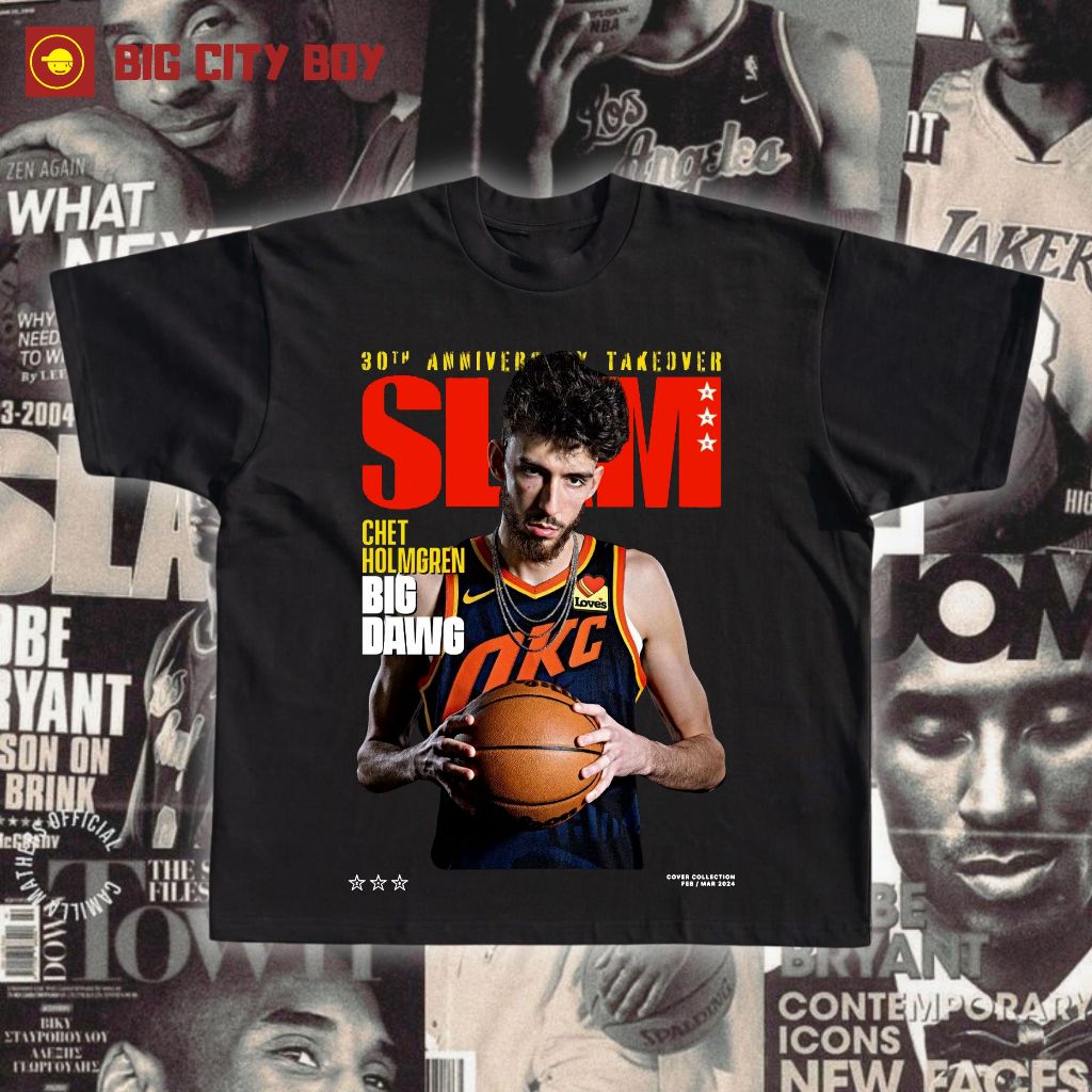 Áo Thun "CHET HOLMGREN baseketball" Form Boxy BIG CITY BOY