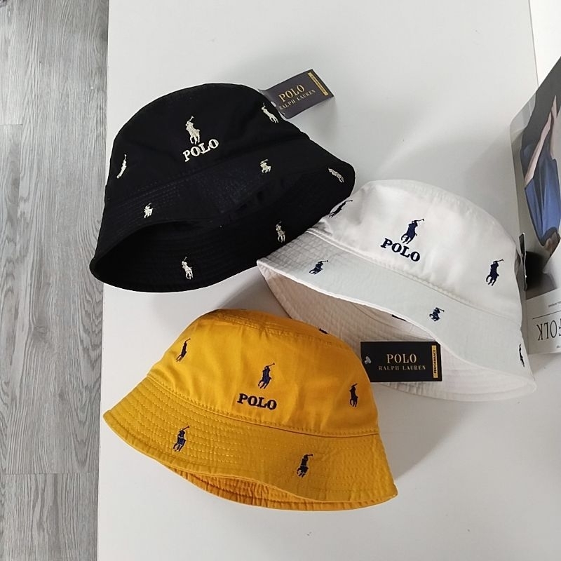 Mũ bucket Polo, nón tai bèo, mũ vành tròn Polo Ralph Lauren dáng Unisex