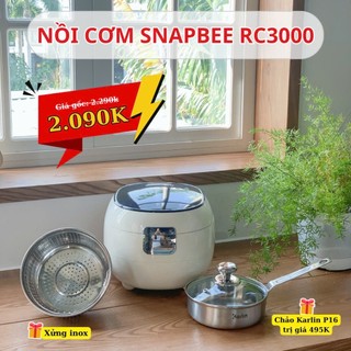 Nồi cơm tách đường đa năng inox Snapbee Rc3000 (Chính hãng) CREEN