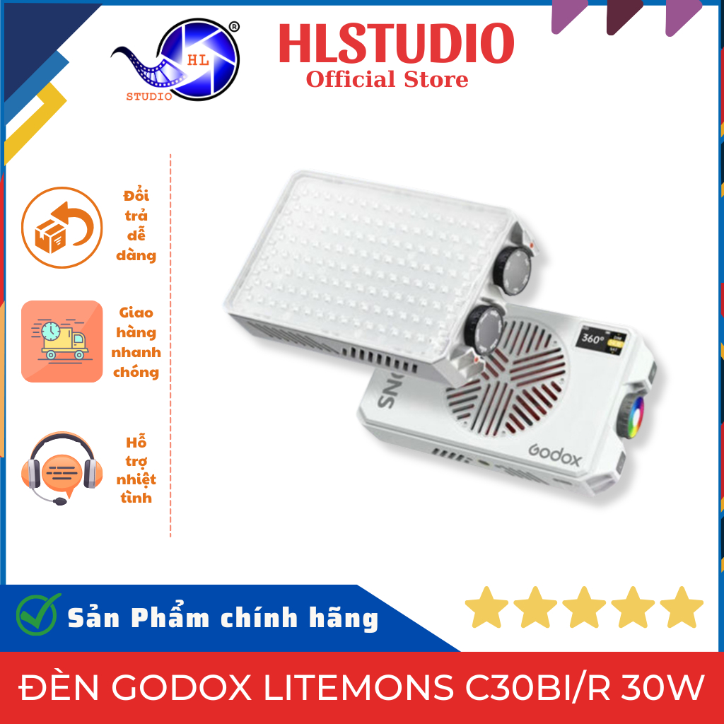 Đèn Godox Litemons C30Bi/R 30W HL Studio