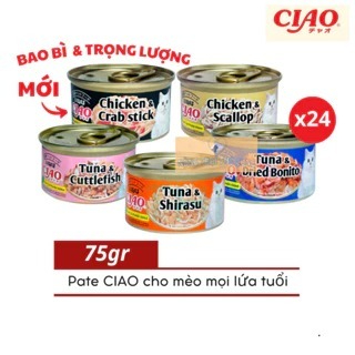 Ciao pate đủ vị cho mèo 75g