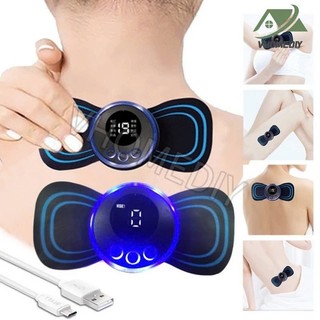 Combo 2 Máy maasger Mini có sạc lại xung mát xa cổ, lưng, đùi, toàn thân