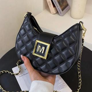  Túi xách nữ đeo vai đeo chéo khoá M vuông thời trang hàn quốc giá rẻ _TDC288 
