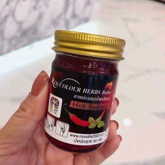 DẦU CÙ LÀ ĐỎ (ỚT) Thái Lan 50g