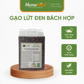 Gạo lứt đen Bách Hợp túi 1.5kg - Giàu dinh dưỡng, nguyên cám, hỗ trợ giảm cân, tốt cho sức khỏe