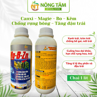  Phân bón trung vi lượng Canxi Magie Bo Kẽm chuyên dùng cho cây ăn trái cây công nghiệp chai 1 lít 