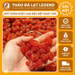 CHÙM RUỘT SẤY LOẠI ĐẶC BIỆT NGỌT VỪA PHẢI, CHUA NHẸ, CAY THE  - THẢO ĐÀ LẠT LEGEND