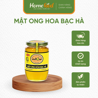  Mật ong hoa bạc hà Vinabee 260g 500g 530g - Nguyên chất 100% thơm dịu giàu dinh dưỡng tốt cho sức khỏe 