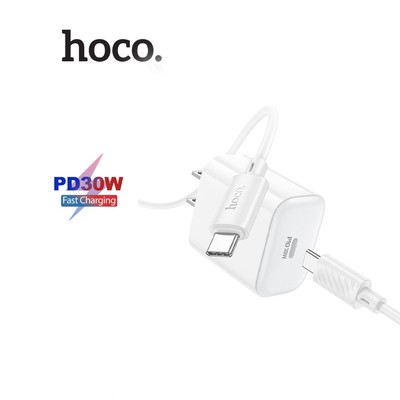 Bộ sạc nhanh PD30W Hoco C76 Pro Type-C to Type-C dùng cho SamSung/Android/15pro/15proma/16/16promax/16pro/16plus ,dài 1m