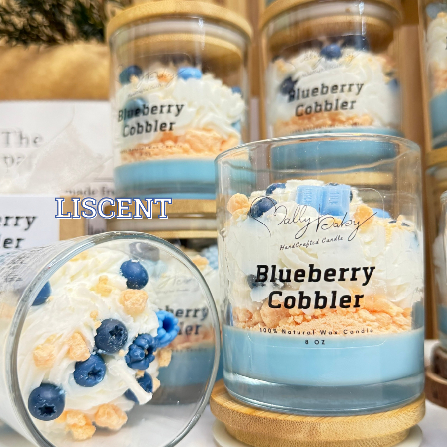 Ngọt ngào và ấm áp với Nến thơm Blueberry Cobbler từ Liscent