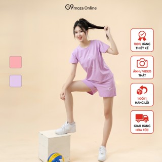 Bộ đồ nữ G9 Style 011 mặt trời và bộ GS sát nách dáng thể thao chất cotton thoáng mát