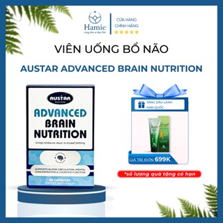 Viên Uống Bổ Não Austar Advanced Brain Nutrition Giúp Đầu Óc Minh Mẫn Cải Thiện Trí Nhớ 60 Viên Úc
