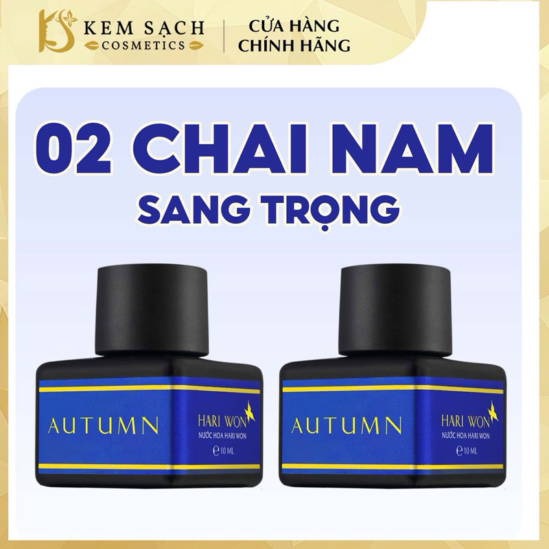 Combo 2 Nước hoa chấm Hari won/ lưu hương lâu / chai 10ml