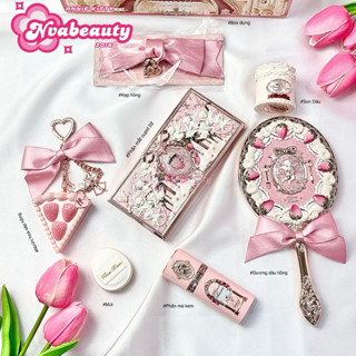 [Sẵn Hàng HCM] Bộ Dâu - Strawberry Cupid 8 Món Flower Knows Chính Hãng Mới Nhất 2025 [Được Chọn Màu]