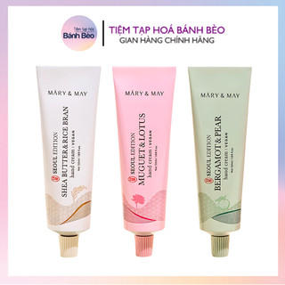 [Fullbox] Kem dưỡng tay thuần chay Mary&May Hand Cream 50ml Mary may