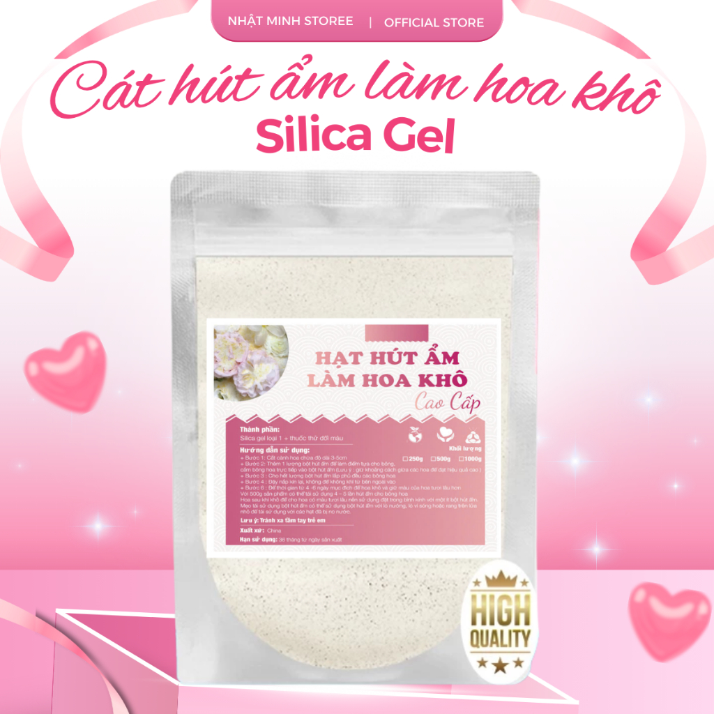 Hạt Cát Bột Làm Hoa Khô Silica Gel Loại 1