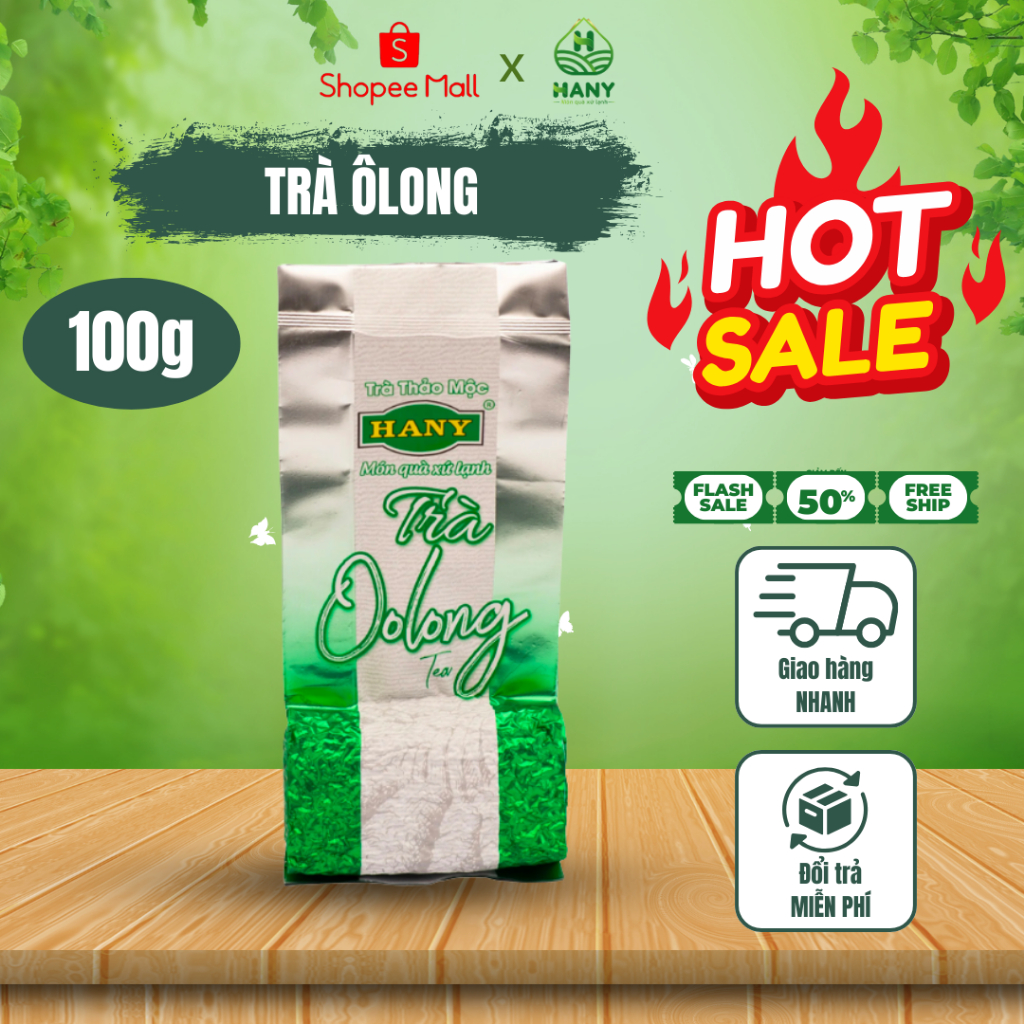 Trà Ô Long gói HANY Đặc Sản Đà Lạt 100g