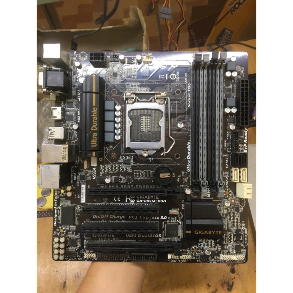 Mainboard Gigabyte GA B85M-D3H (Chipset Intel B85/ Socket SK1150/ VGA onboard)