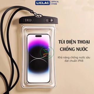  Túi Đựng Điện Thoại Chống Nước Có Túi Khí Nổi PVC bảo vệ chống thấm chống rơi cảm ứng nhạy TĐT-1L 