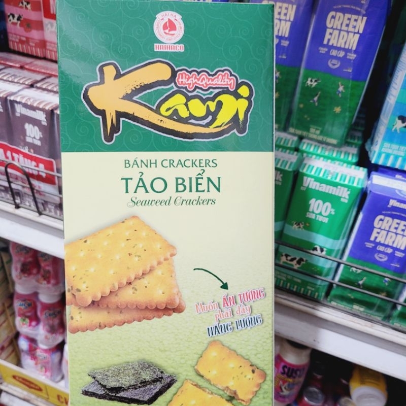 Bánh crackers tảo biển Kami hộp