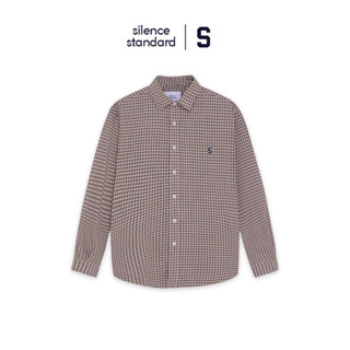 Áo sơ mi SilenceStandard Eco Linen/Check Shirt-[SO31]
