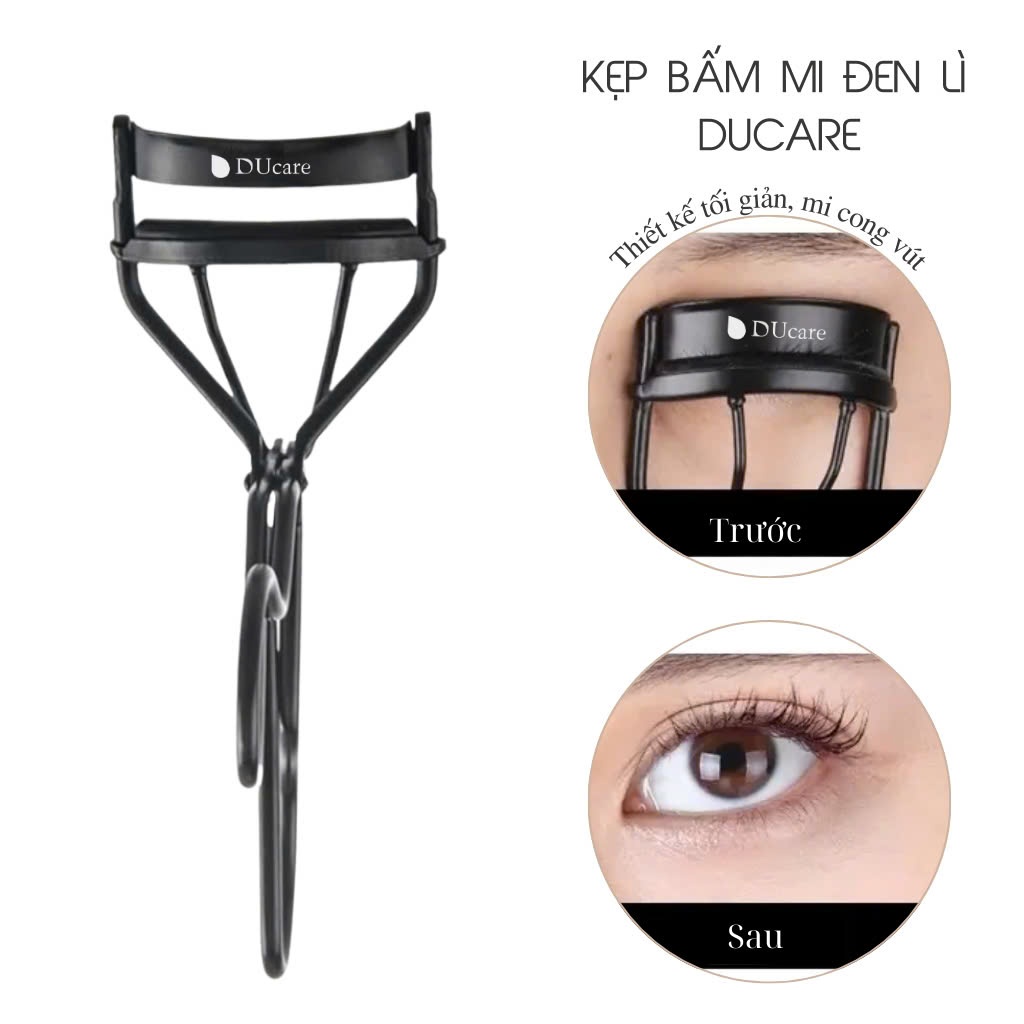 Kẹp Bấm Mi DUcare Phiên Bản Đen Nhám - Cong Mi Tự Nhiên DUBM01