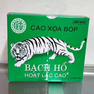 [COMBO 12 hộp x hũ 8g LỌ BÉ ] Cao xoa bóp Bạch Hổ Hoạt Lạc Cao Bảo Linh - Dầu cao con hổ trắng