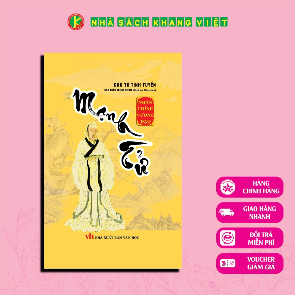 Sách - Chư Tử Tinh Tuyển Mạnh Tử (Bìa cứng)