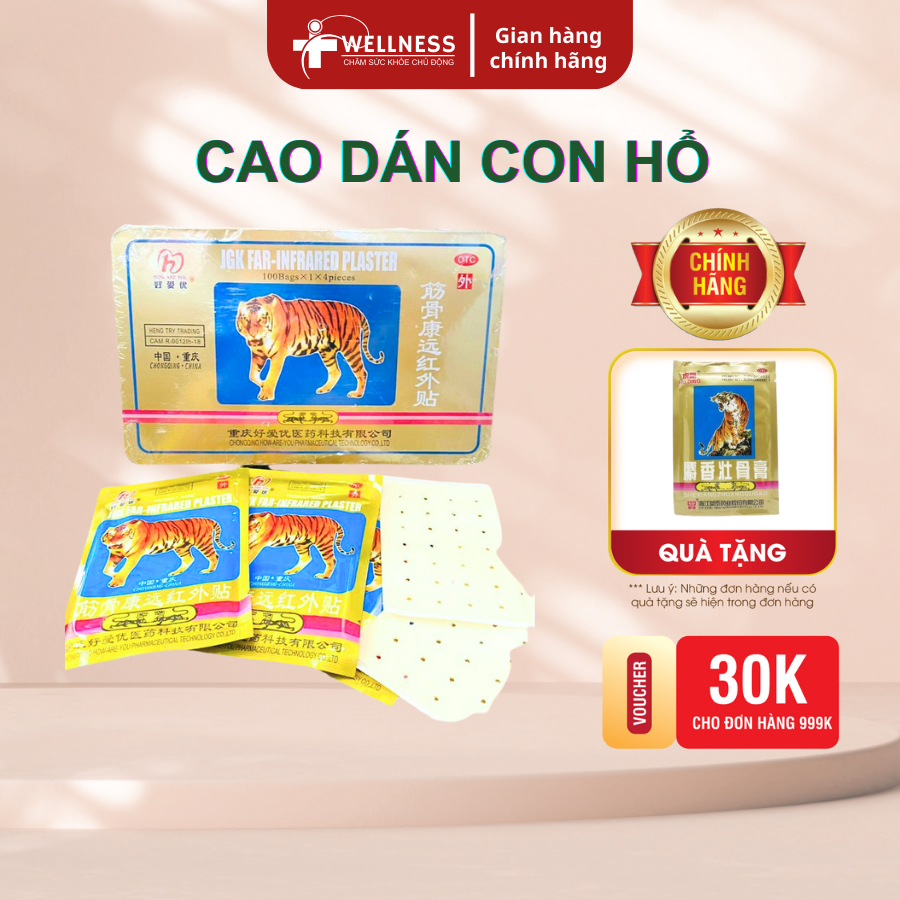 Cao Tráng Cốt Chỉ Thống Xạ Hương Cao Dán Cọp Cao Dán Hổ
