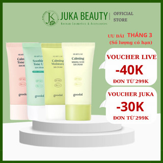 (Bill Hàn) Kem chống nắng Goodal Houttuynia Cordata Calming Moisture/ Mineral Filte/ Calming Tone Up Sun Cream