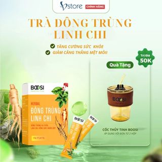 Trà Đông Trùng Linh Chi Tăng Cường Sức Khỏe Cải Thiện Nội Tiết giúp Căng Thẳng Mệt Mỏi