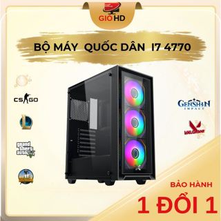 SALE PC Gaming, Case Gaming, Cây Gaming chơi game i7 4770 / ram 16G / SSD 256G / GTX 1060