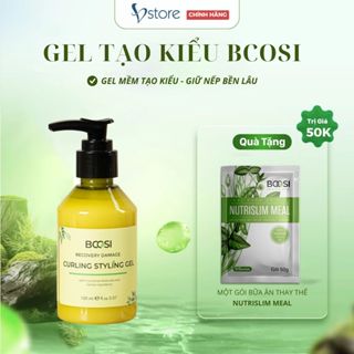 Gel Dưỡng Bcosi Recovery Damage Curling Styling Gel Tạo Kiểu Định Hình Giữ Nếp Tóc Xoăn 150ml