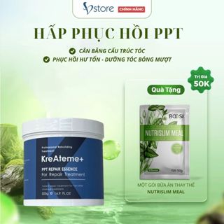 Kem Ủ Dưỡng Tóc,Hấp Phục Hồi Tóc Hư Tổn Cân Bằng Cấu Trúc Tóc KreAteme+ Phiên Bản Cải Tiến 500ml