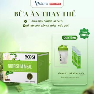 Bữa Ăn Dinh Dưỡng Ít Calo NUTRISLIM MEAL  BOOSI - Bữa Ăn Thay Thế Hỗ Kiểm Soát Cân Nặng, Giữ Dáng An Toàn Cho Sức Khỏe