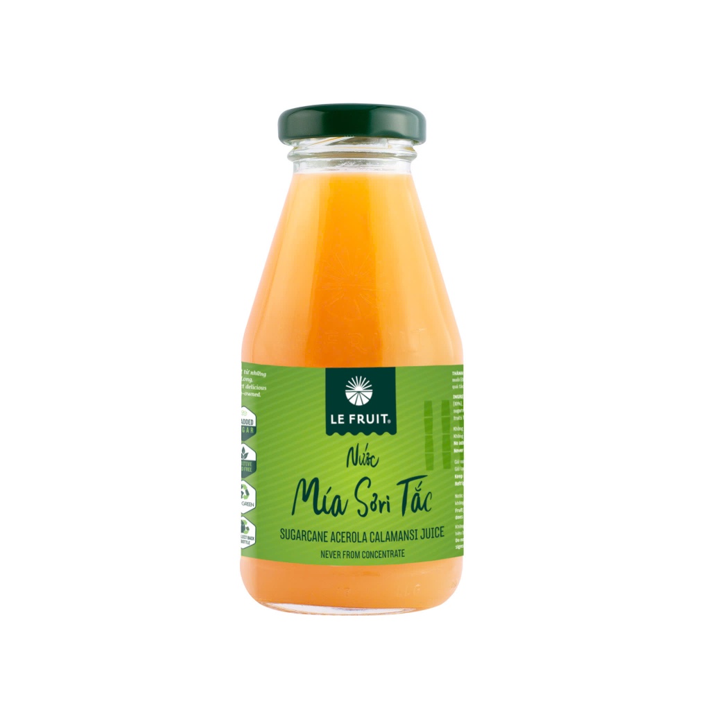 NƯỚC MÍA SƠRI TẮC #LEFRUIT - Chai 250ml