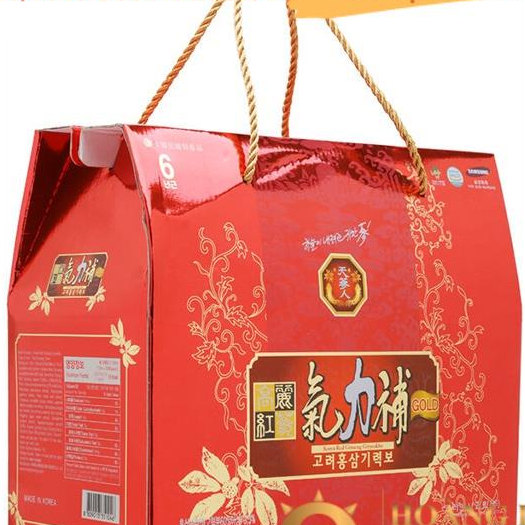 Sâm Hoàng Diệu - Nước hồng sâm linh chi Bio quai xách 6 năm tuổi 30 gói x 70ml