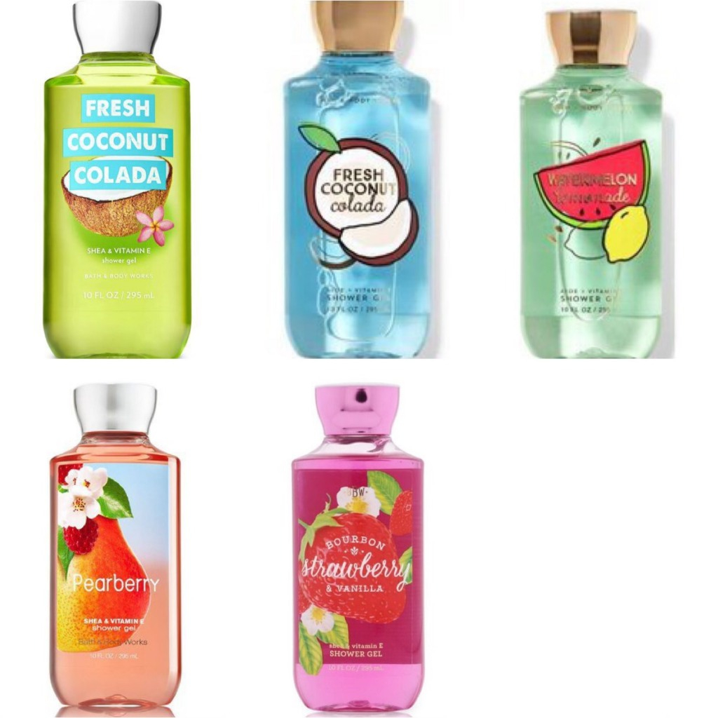 Gel tắm lưu hương Bath & Body Works 295ml- Watermelon Lemonade/Bourbon Strawberry & Vanilla/Fresh Co