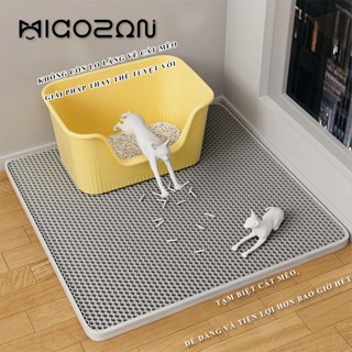  Thảm Hứng Cát Mèo MICOSON  Miếng Lót Nằm Cho Thú Cưng Kích Thước Lớn Chống Văng Cát Dễ Vệ Sinh Tiện Lợi 