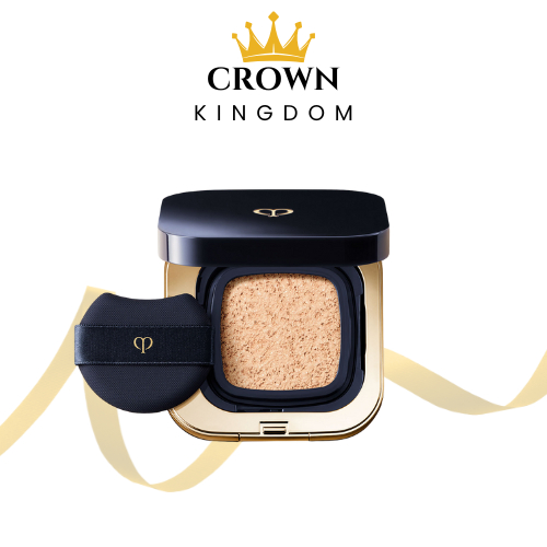 Phấn Nước Cushion Cle De Peau Beaute Teint Foundation SPF 25/PA+++, phấn nâng tông kèm túi hộp CROWN