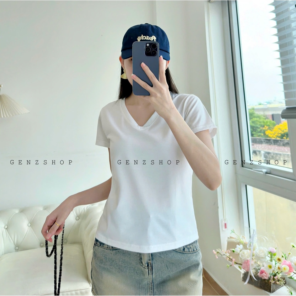ÁO THUN  BABYTEE Cổ Tim Trơn DỄ PHỐI ĐỒ COTTON MỀM MỊN ĐI HỌC, ĐI LÀM, ĐI CHƠI 2026 | BigBuy360 - bigbuy360.vn