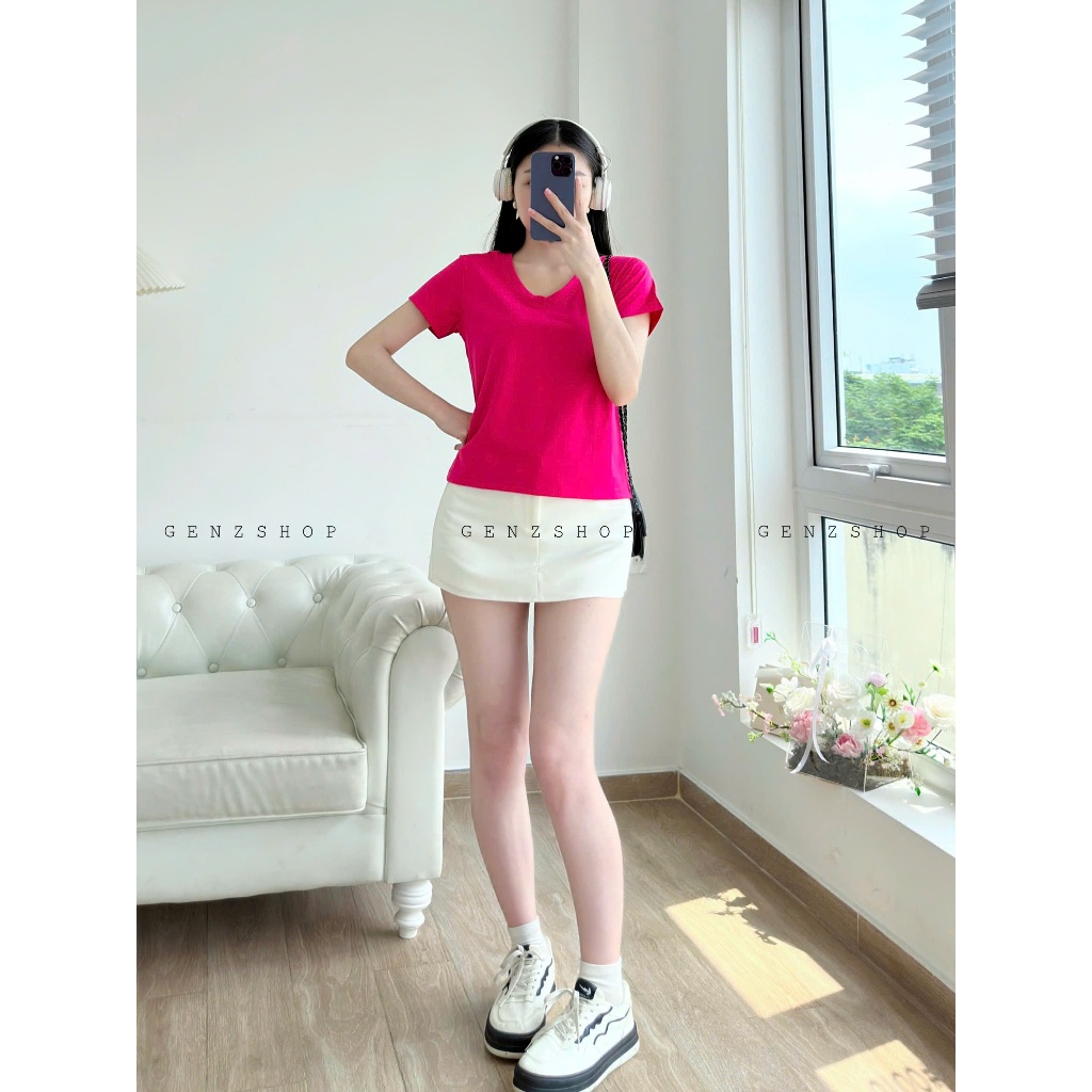 ÁO THUN  BABYTEE Cổ Tim Trơn DỄ PHỐI ĐỒ COTTON MỀM MỊN ĐI HỌC, ĐI LÀM, ĐI CHƠI 2026 | BigBuy360 - bigbuy360.vn