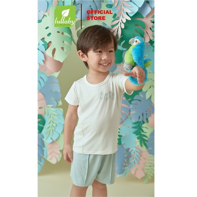 LULLABY - NH385N - Bộ BT cộc tay viền cổ