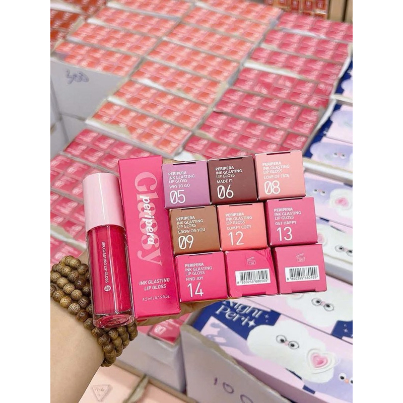 [AUTH 100%] SON BÓNG PERIPERA INK GLASTING LIP GLOSS (full 22 màu)